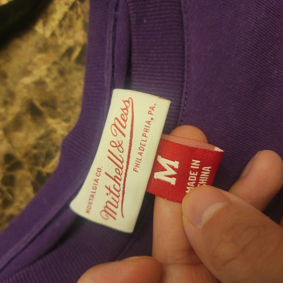 Mitchell & Ness Lakers Kids T-Shirt Duo - Gold and Purple - Picture 4 of 6